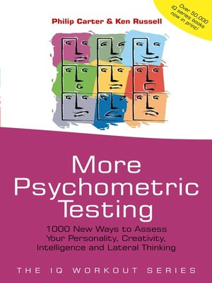 cover image of More Psychometric Testing